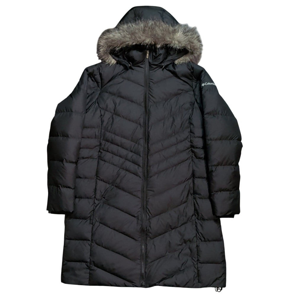 Columbia Down Parka Puffer Jacket Womens Size XL Quilted Granola Preppy Gorpcore